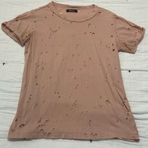Like new - Michael Lauren distressed tee